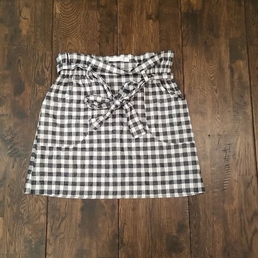 Gingham Mini Skirt  